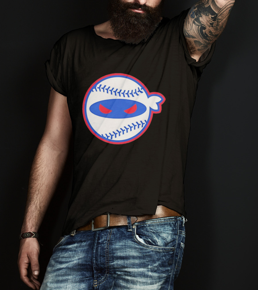 Pitching Ninja Baseball Eyes Atlanta T-Shirt