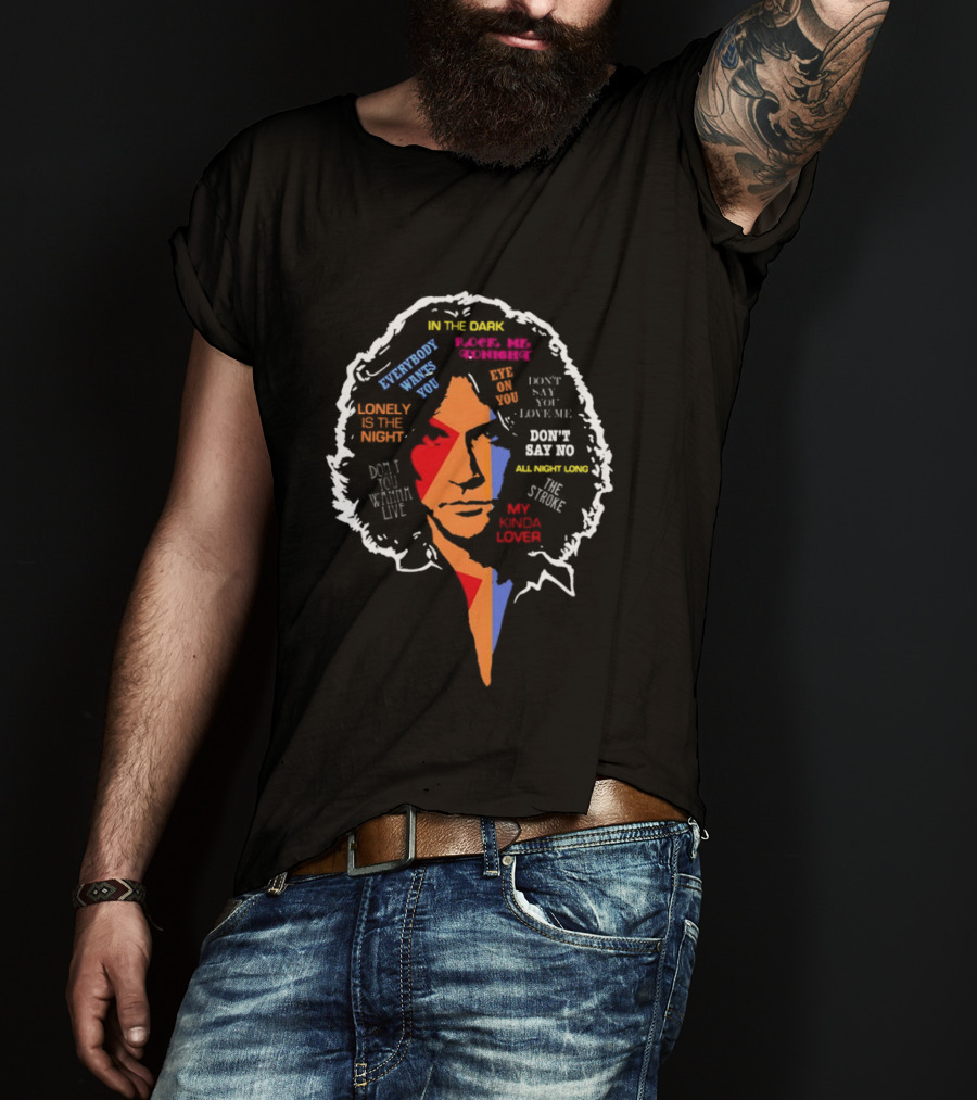 Billy Squier Emotions In Motion Album Cover Art Lyrics And Quotes T-Shirt