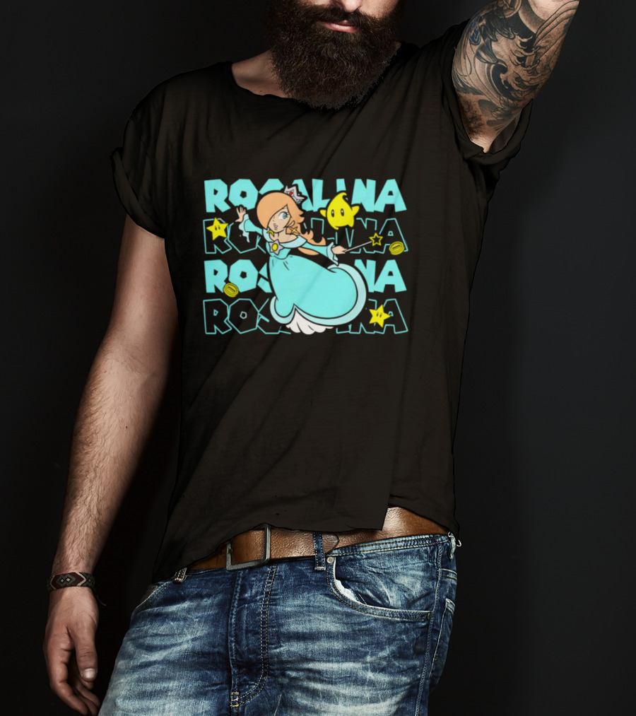 Super Mario Rosalina With Luma And Stars Est 1985 Disneyland T-Shirt