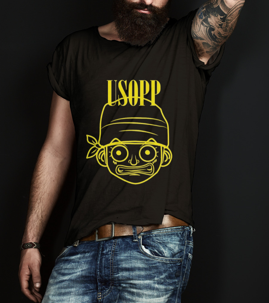 Ussop One Piece Straw Hat Crew Bandana Fan T-Shirt
