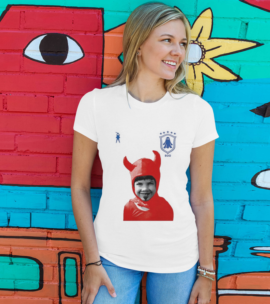 Seleção Diabo Problem Child Red Devil Costume T-Shirt