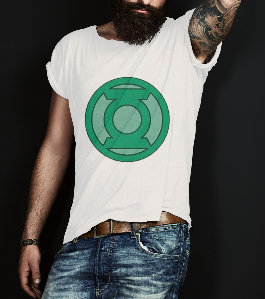 Green Lantern Corps Symbol Comics Hand Me Down T-Shirt