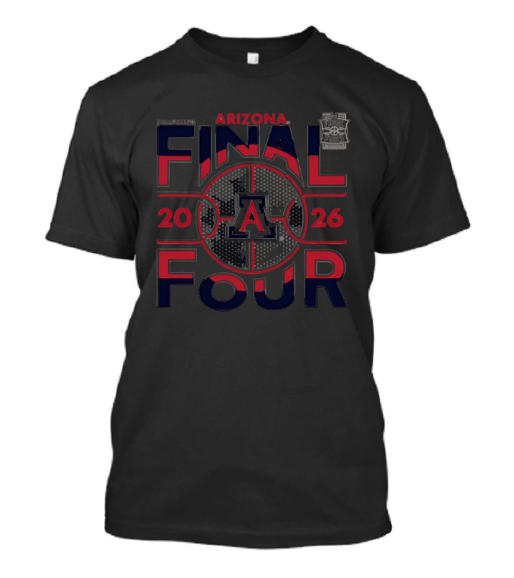 Arizona Wildcats Final Four 2026 NCAA Basketball Indianapolis T-Shirt