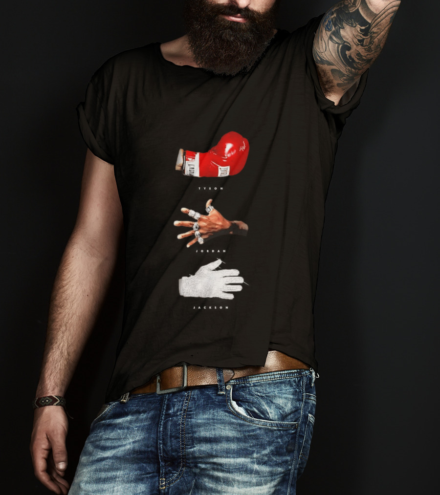 Michael Tyson Jordan Jackson Glove And Rings T-Shirt