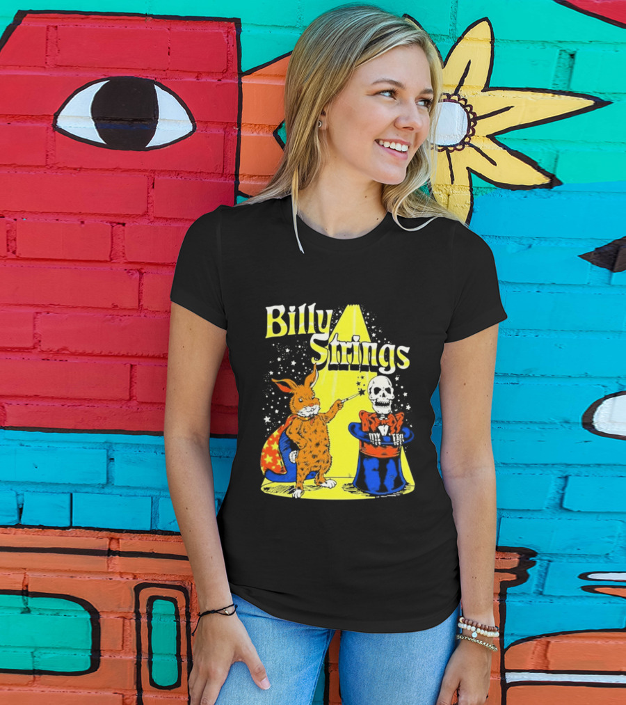 Billy Strings Rabbit Magician Skeleton Star Cape T-Shirt