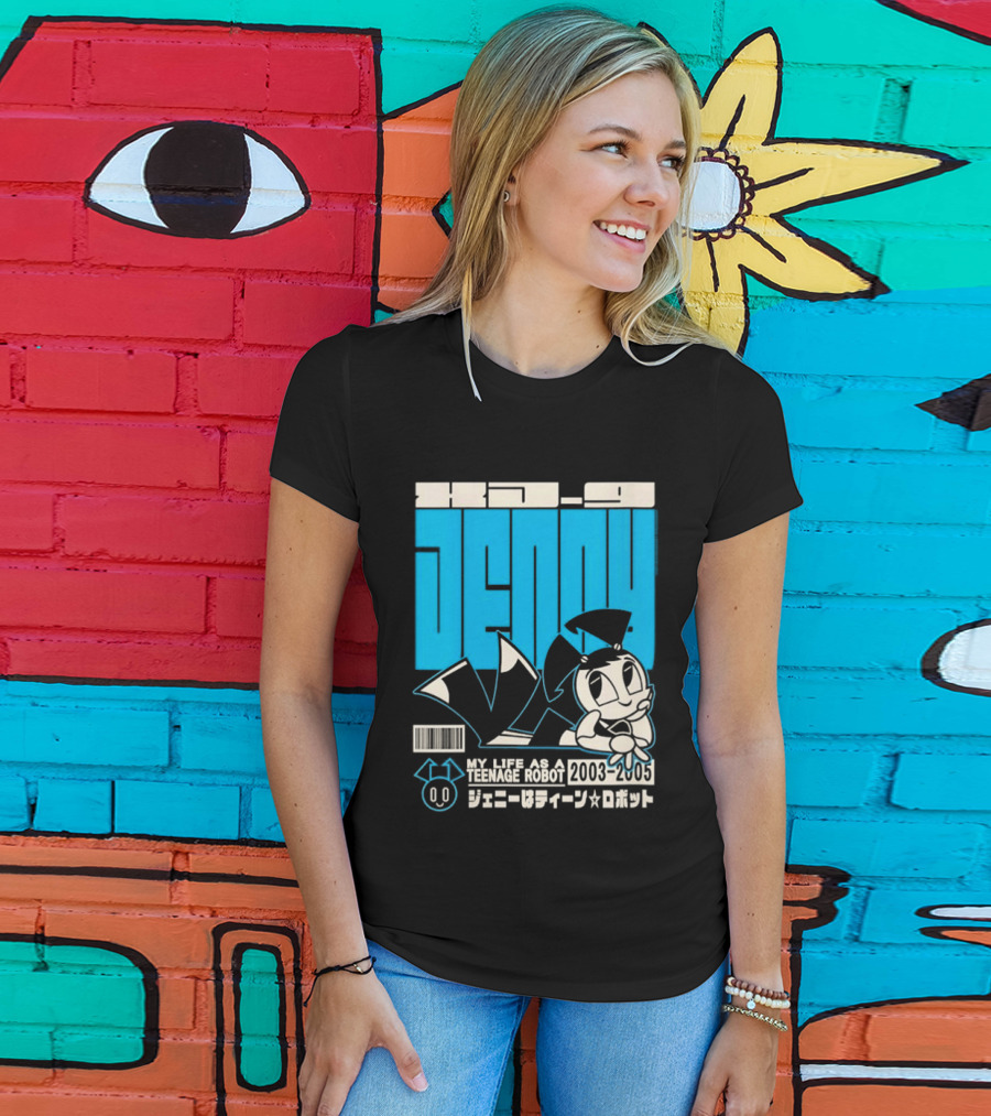 Jenny Kanji My Life As A Teenage Robot 2003 2005 Retro Manga Anime T-Shirt