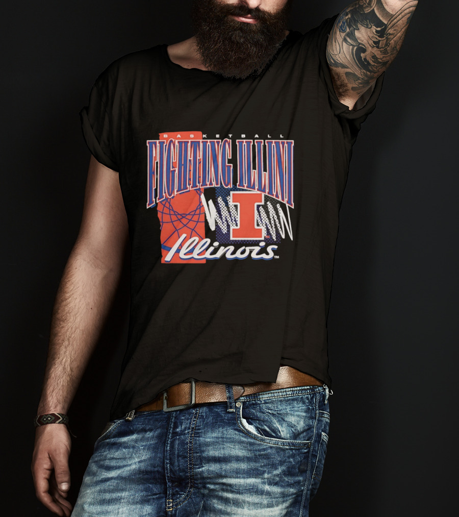Illinois Fighting Illini Basketball T-Shirt
