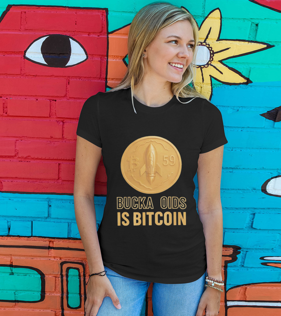 Buckazoids Bitcoin Rocket Coin B 59 T-Shirt