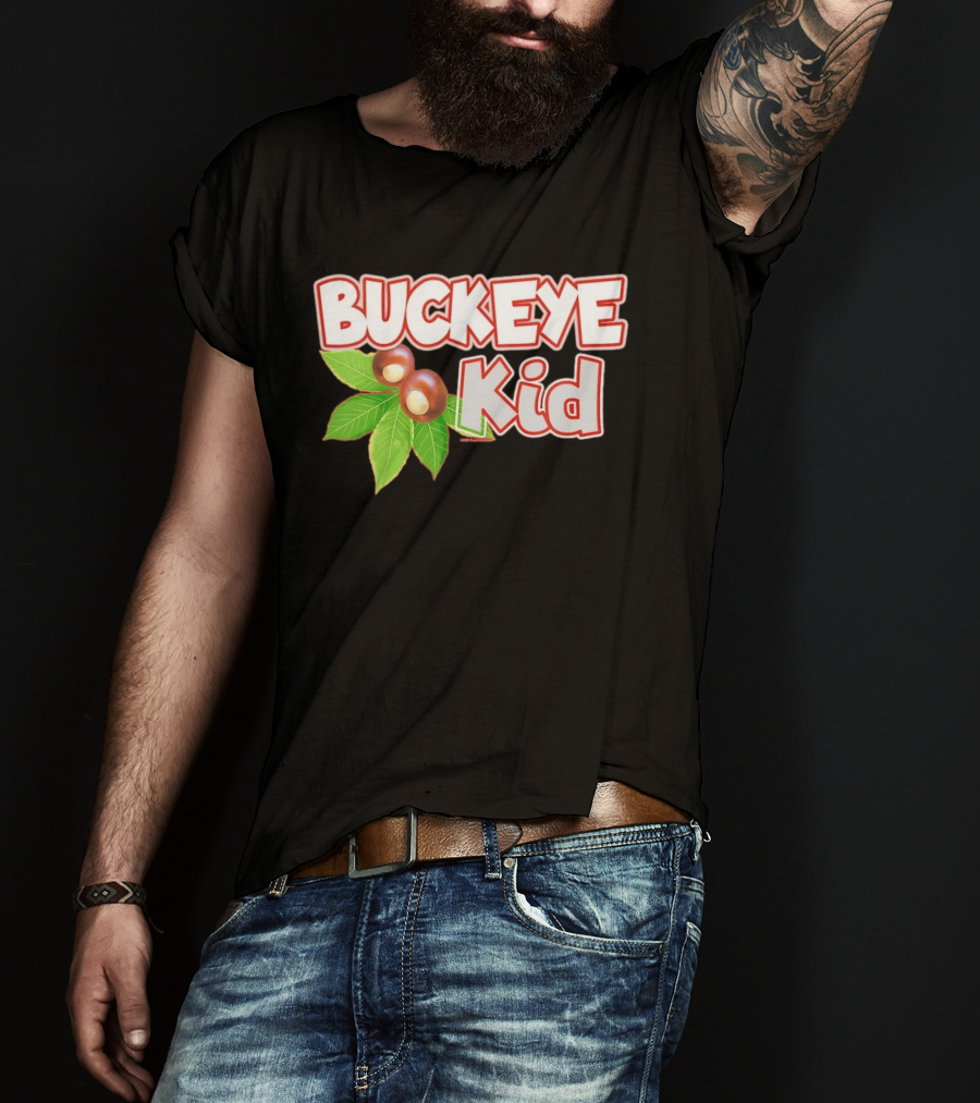 Buckeye Kid Ohio Tree Nut Leaf Home T-Shirt