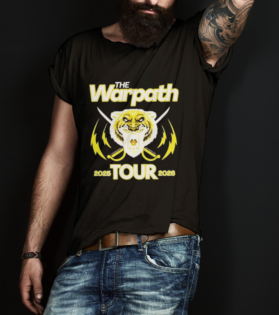 Buffalo Hockey The Warpath 2025 2026 Tour Lion T-Shirt