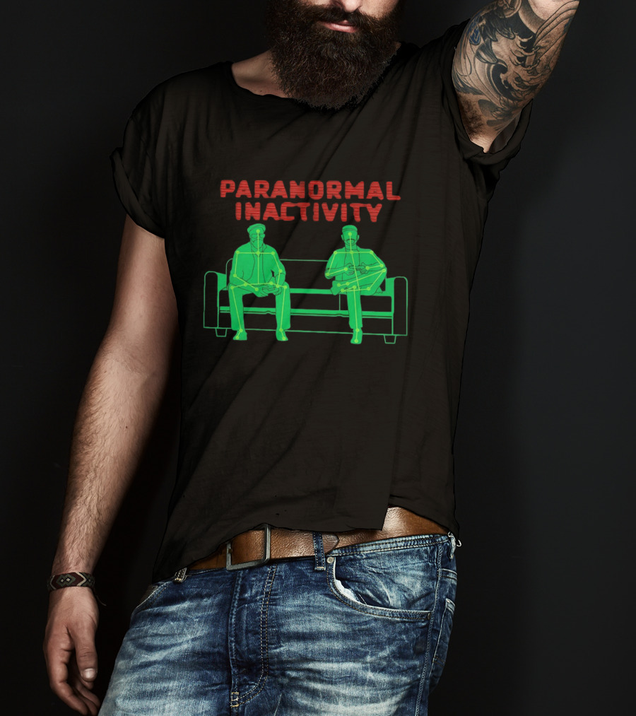 Paranormal Inactivity Gaming Couch Steve Gonsalves Dave Tango T-Shirt