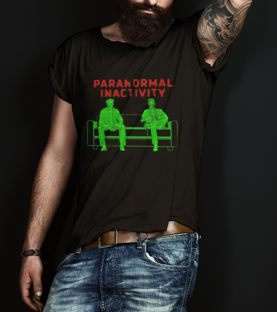Paranormal Inactivity Ghostly Figures On Bench T-Shirt