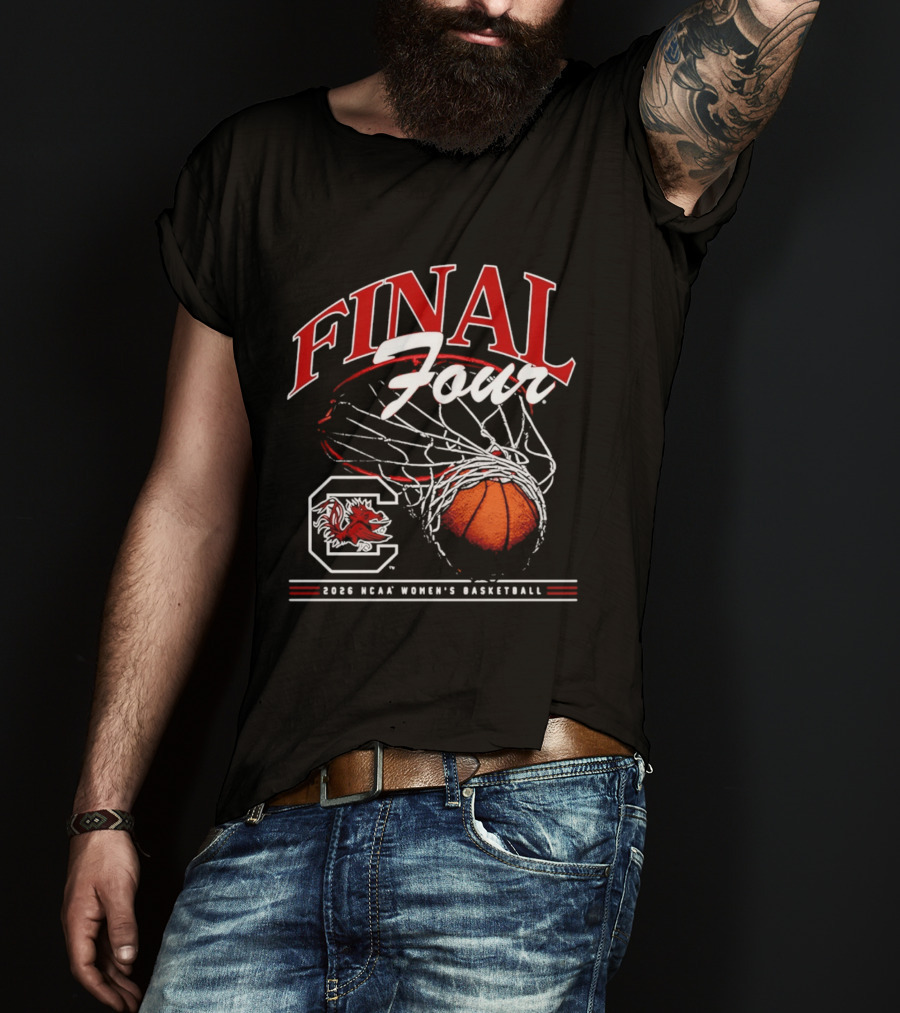 South Carolina Gamecocks 2026 NCAA Women's Basketball Final Four March Madness T-Shirt