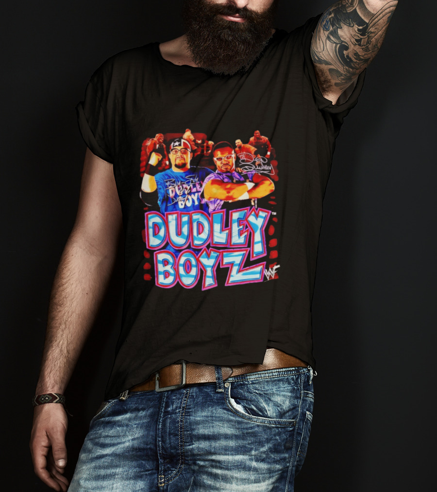 Dudley Boyz WWE Wrestling Legends Bubba Ray D Von Signature T-Shirt