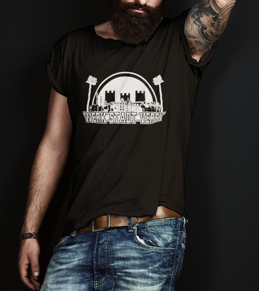 Werk Stadt Verew Rotterdam Euromast Skyline T-Shirt