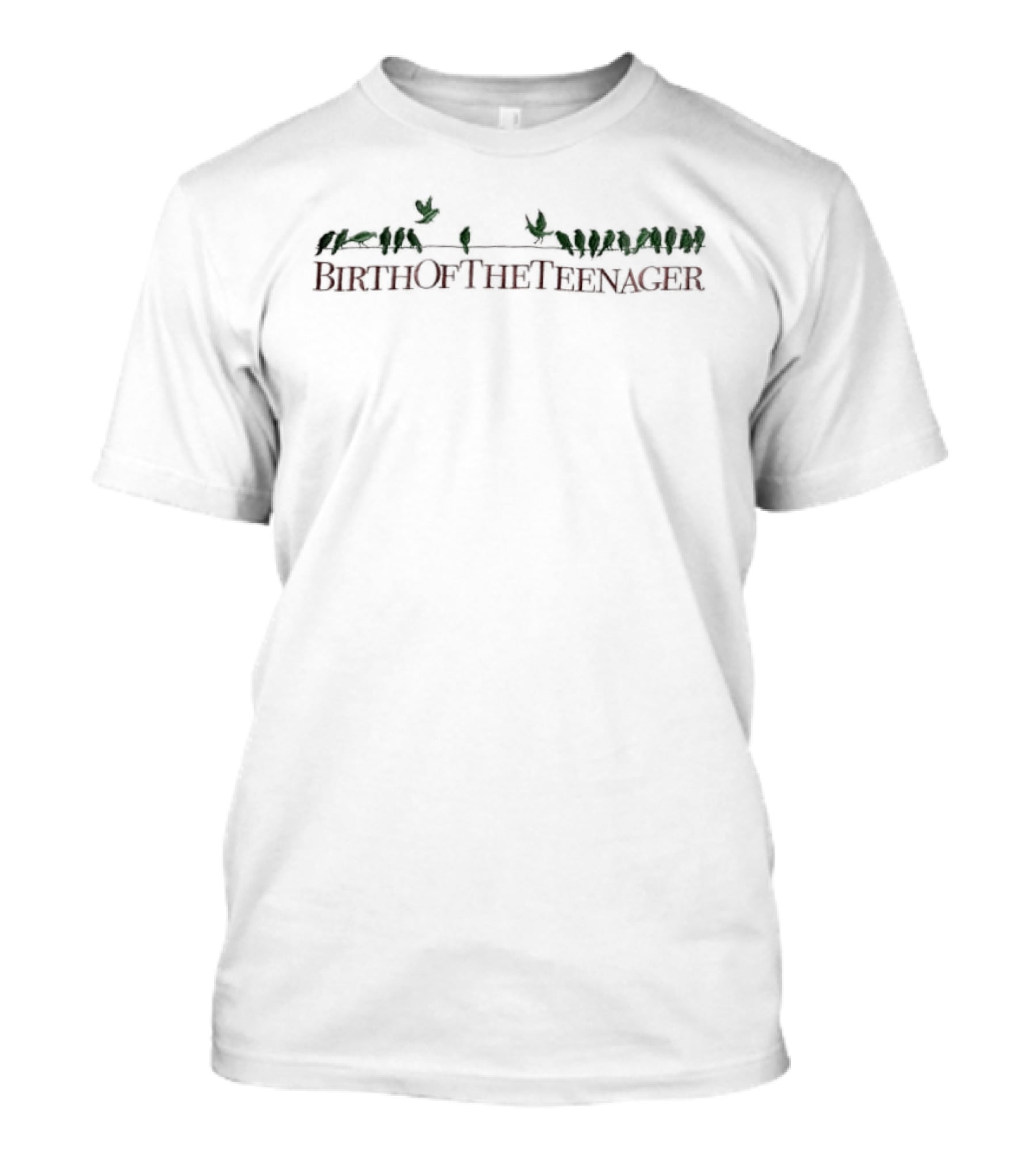 Birth Of The Teenager Flock Bird Perches On The Wire T-Shirt