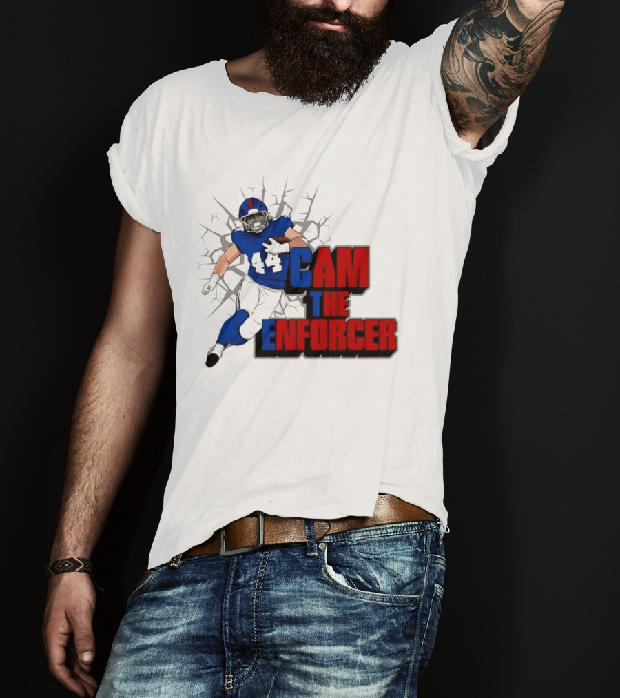Cam The Enforcer New York Giants Football Player T-Shirt