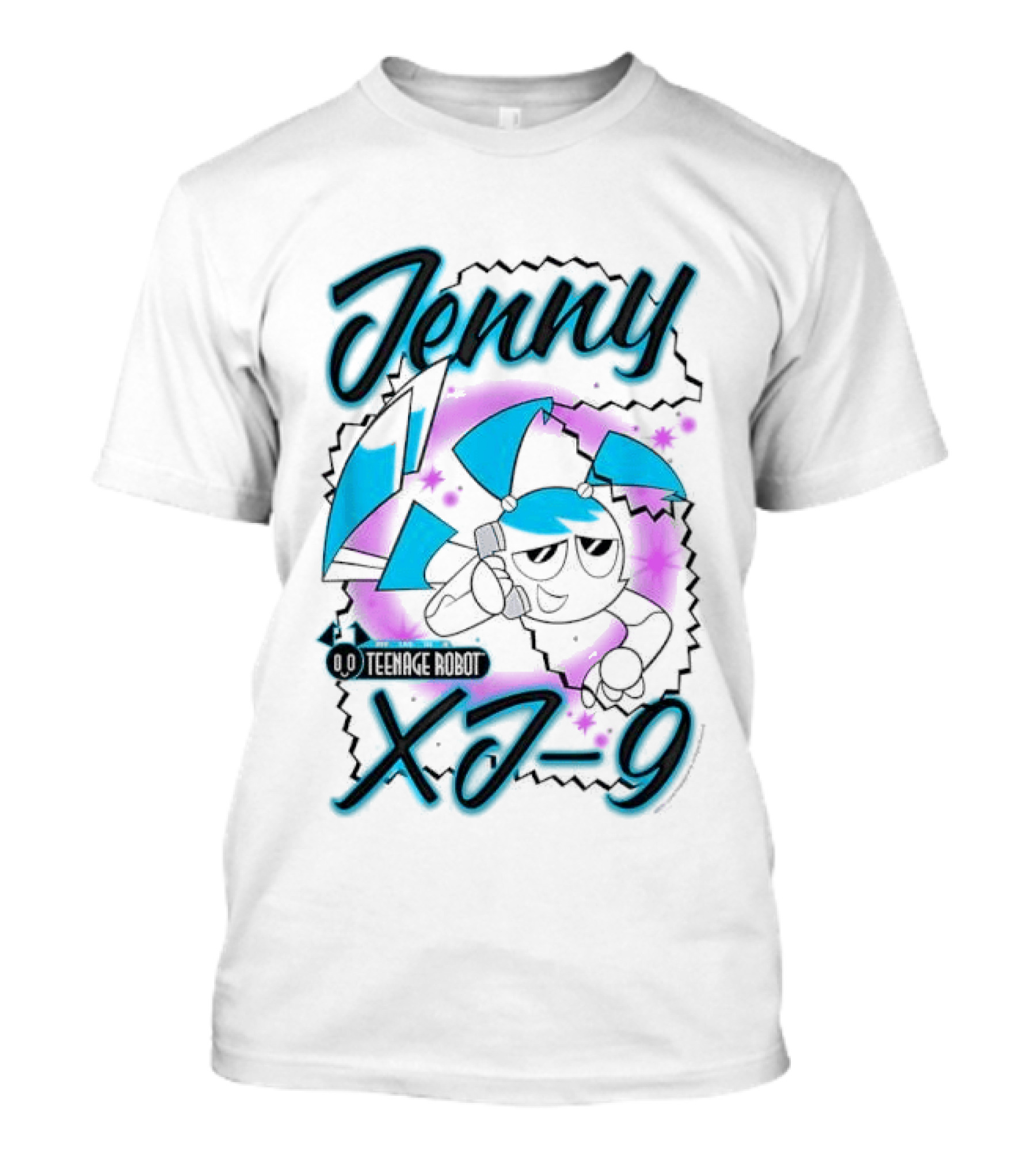 Jenny XJ 9 My Life As A Teenage Robot Airbrush T-Shirt