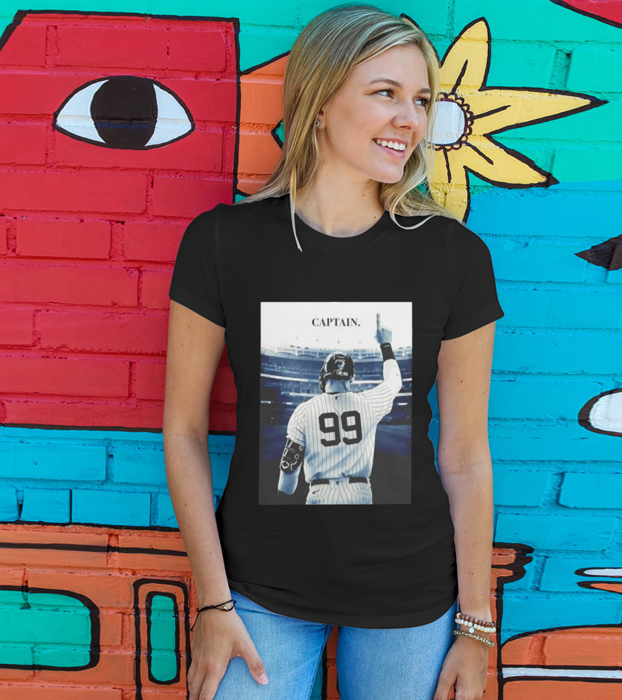 Aaron Judge 99 New York Yankees Captain Pointing Celebration T-Shirt