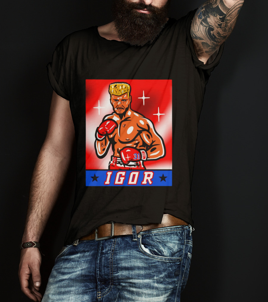Igor Drago I Must Break You New York Rangers Boxing T-Shirt