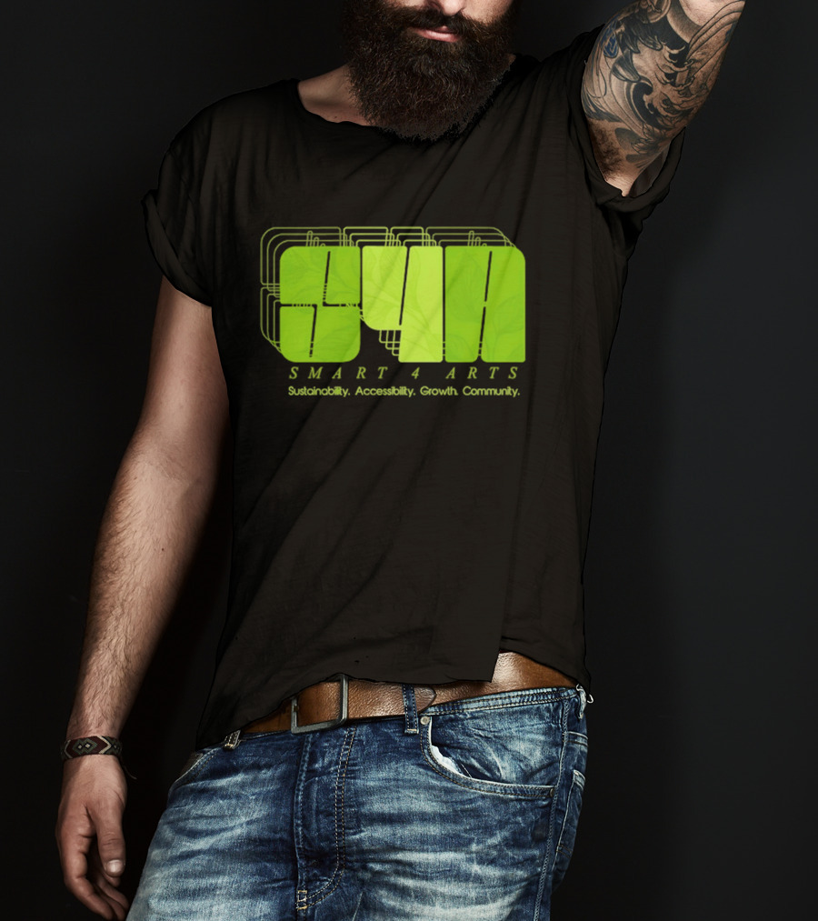 SMART 4 ARTS Sustainability Accessibility Growth Community Leaf T-Shirt