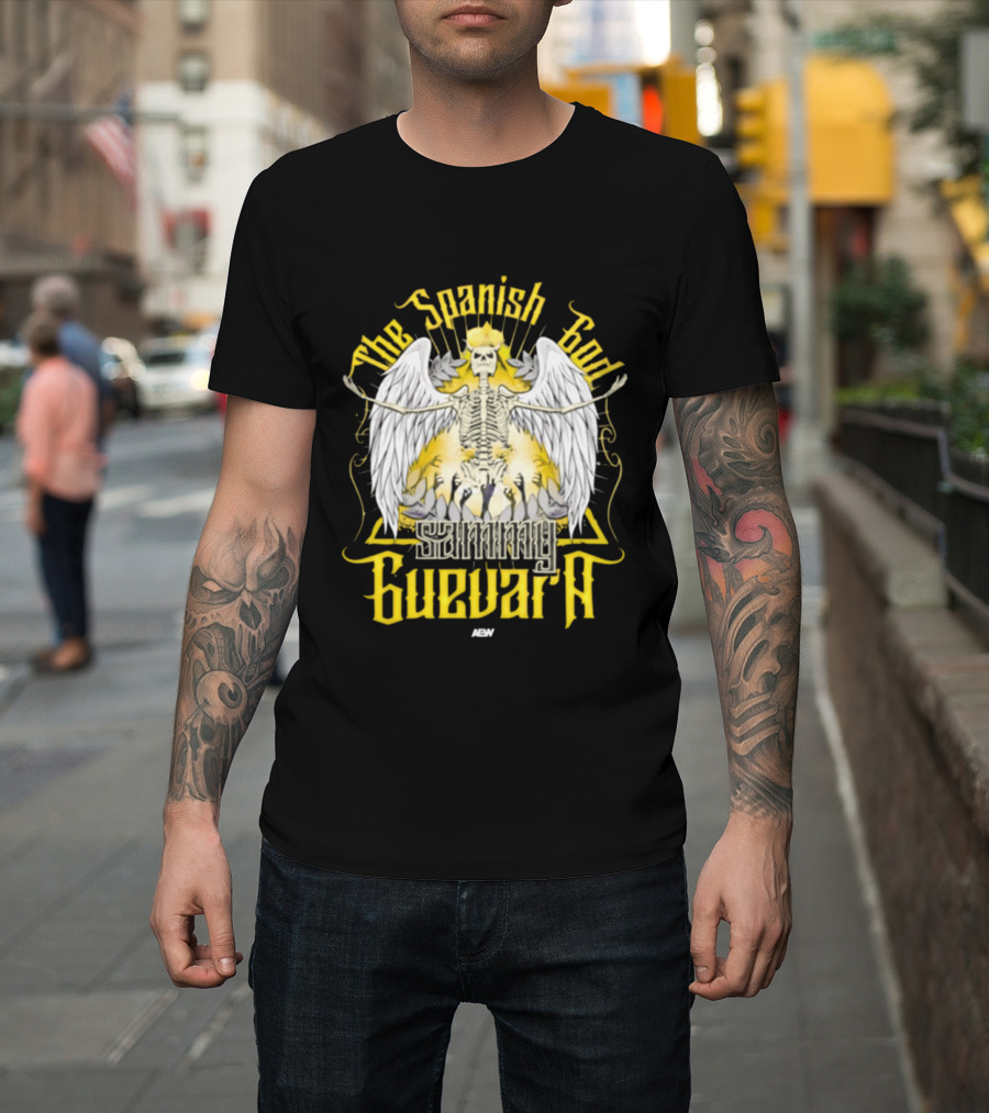 The Spanish God Sammy Guevara Wings and Crown Ascendant T-Shirt