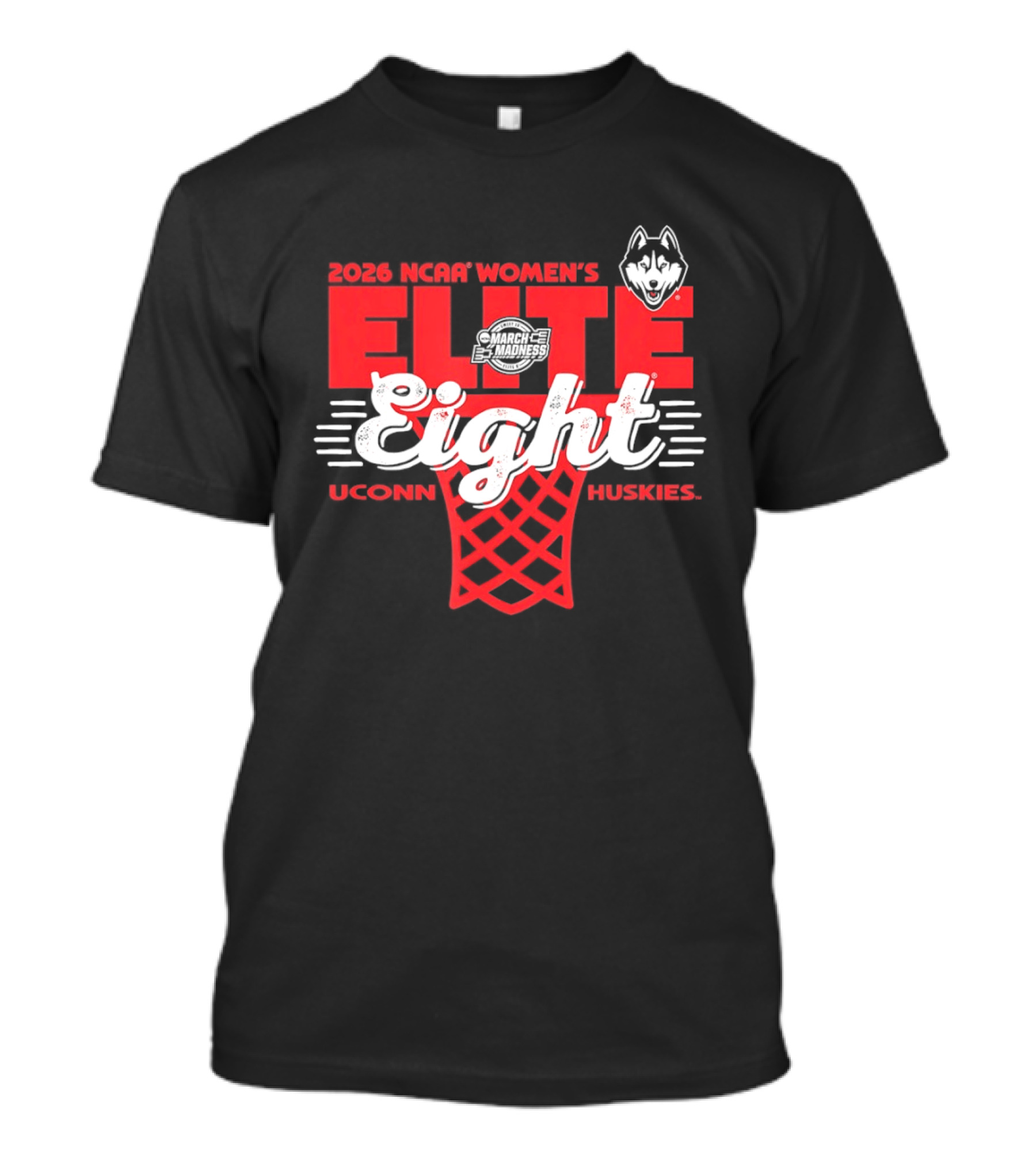 2026 NCAA Women's Elite Eight UConn Huskies Basketball T-Shirt