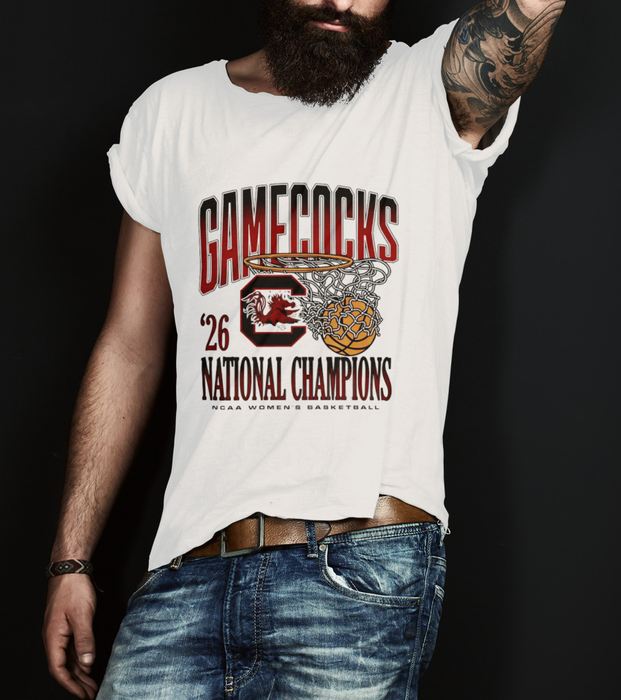 Gamecocks 2026 National Champions NCAA Women's Basketball T-Shirt