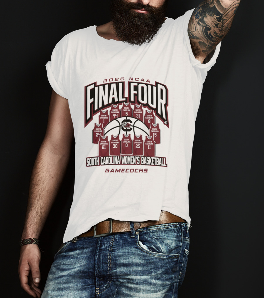 2026 NCAA Final Four South Carolina Gamecocks Women's Basketball T-Shirt