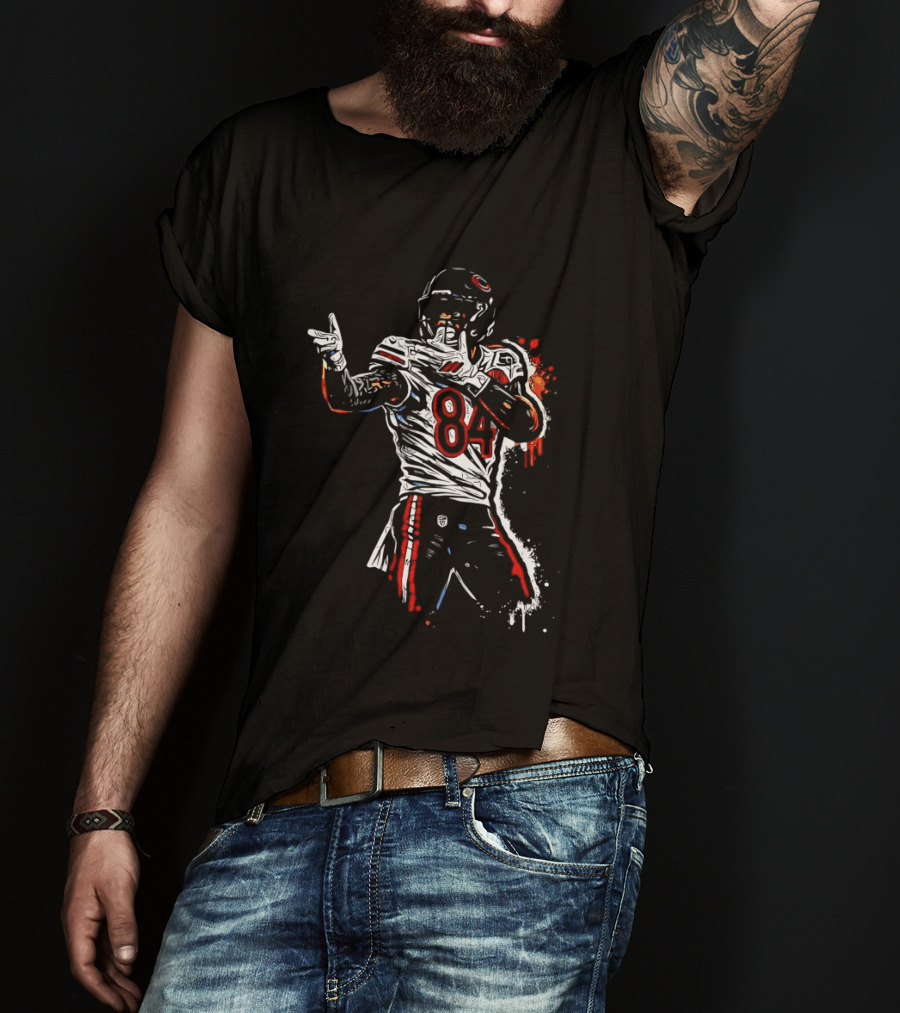 Chicago Bears Player 84 Colston Loveland Football T-Shirt