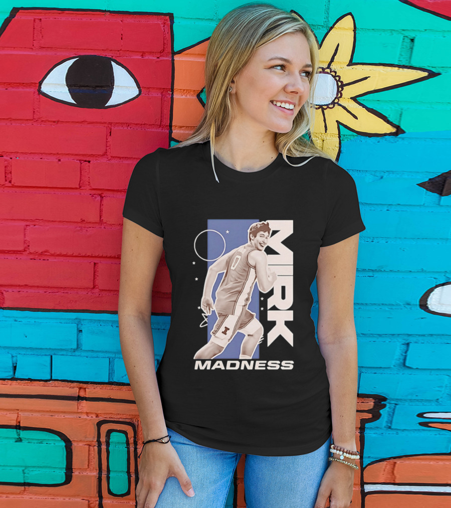 Mirk Madness Illinois Fighting Illini Basketball David Mirkovic T-Shirt