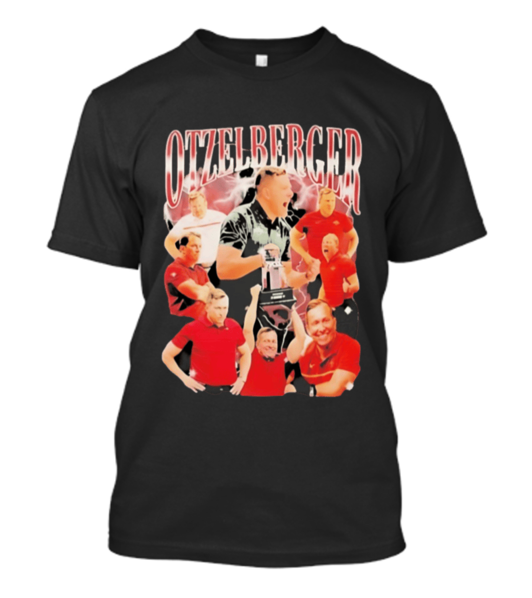 TJ Otzelberger Iowa State Cyclones Basketball Coach Collage T-Shirt