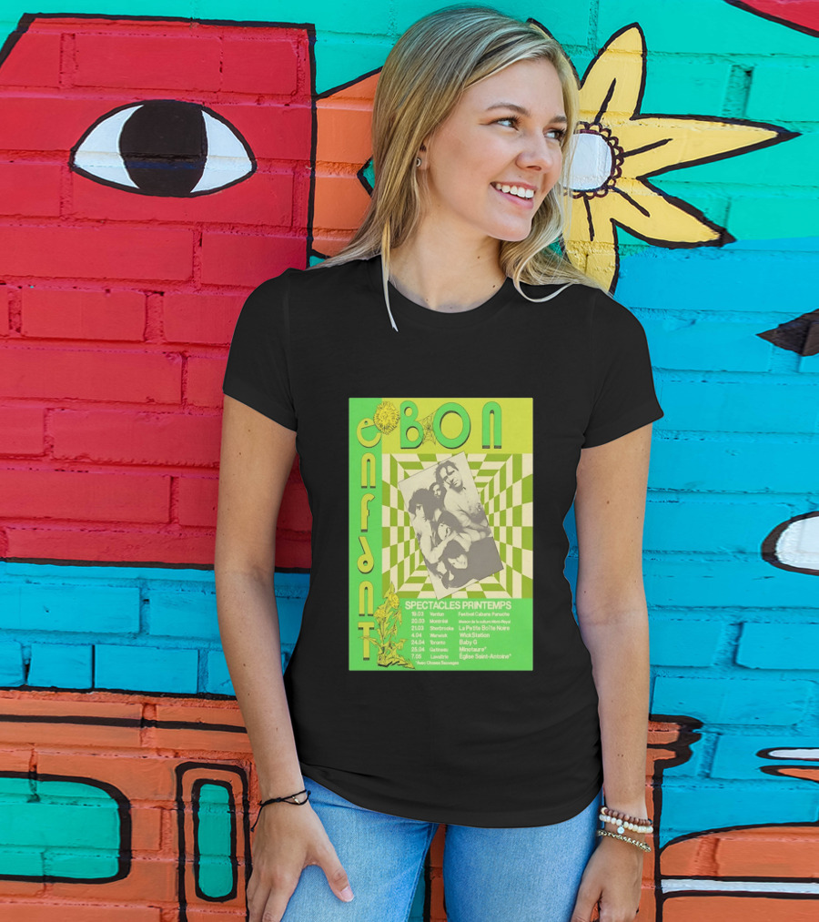 Bon Enfant Spectacles Printemps 2026 Tour Verdun Montréal Sherbrooke Warwick Toronto Gatineau Lavaltire T-Shirt