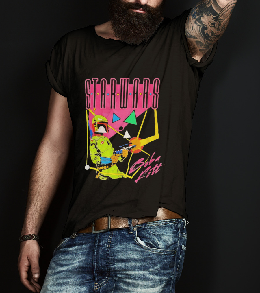 Star Wars Boba Fett Neon T-Shirt