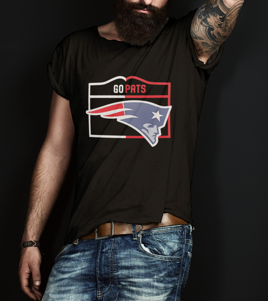 New England Patriots Go Pats Team Spirit T-Shirt