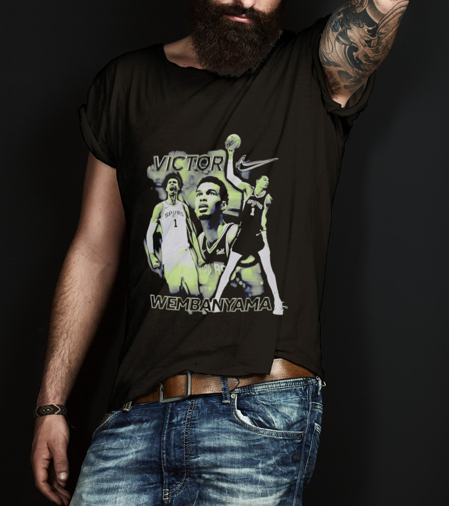 Victor Wembanyama San Antonio Spurs Nike Basketball T-Shirt