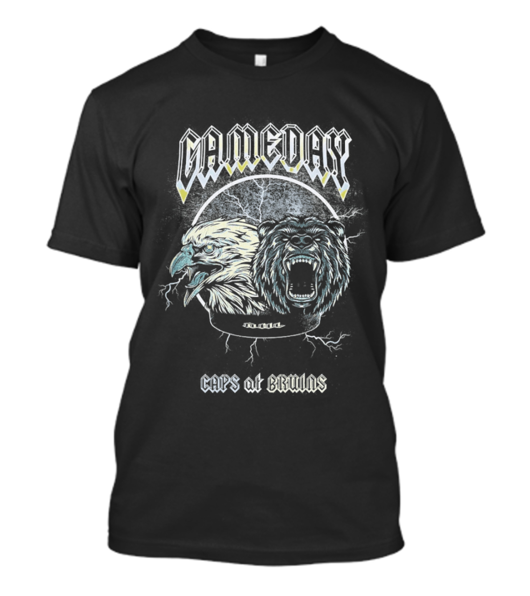 Gameday Our Time Has Come Capitals Vs Bruins Roaring Beast Lightning T-Shirt
