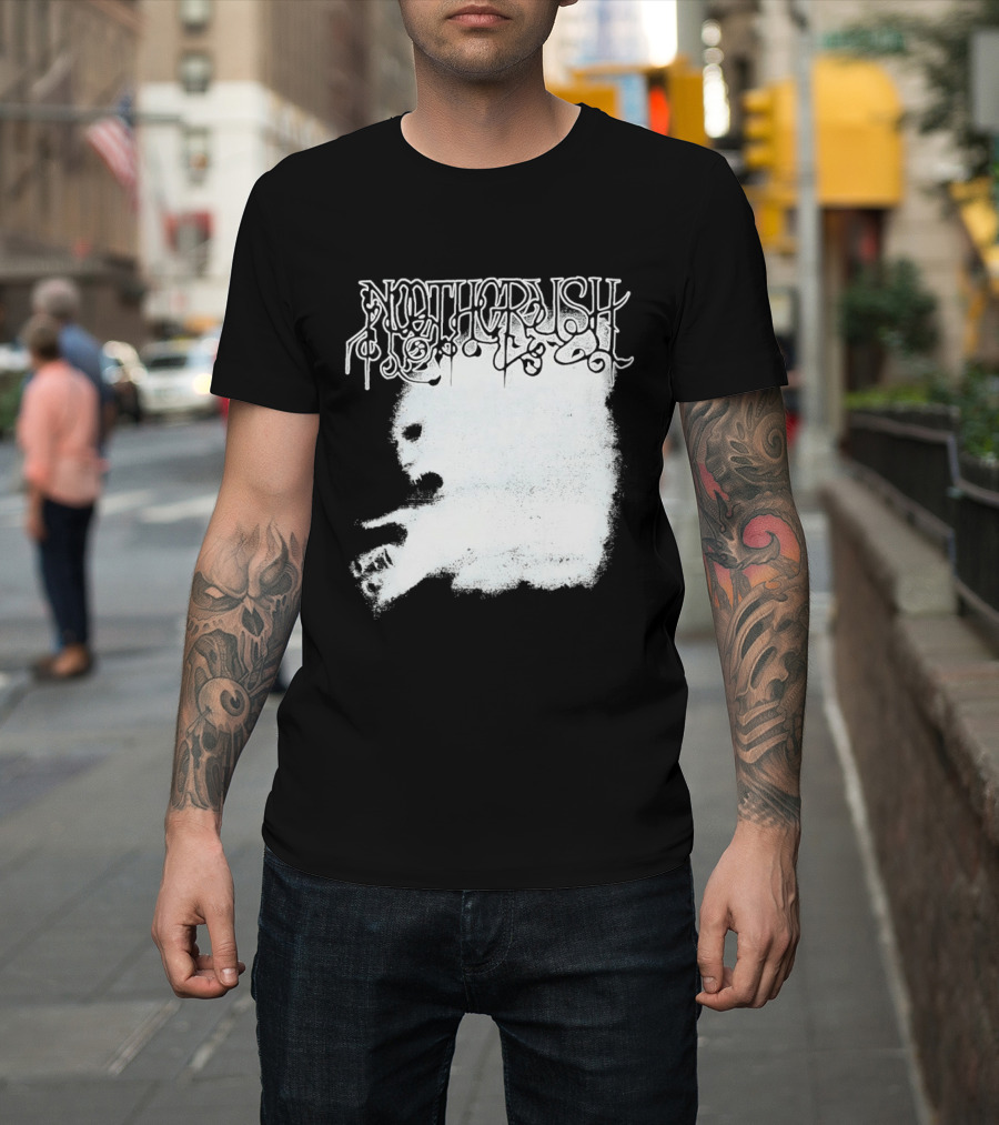 Noothgrush Erode The Person Distorted White T-Shirt
