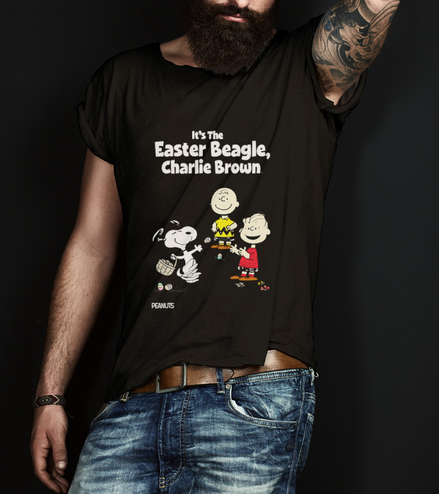 It's The Easter Beagle Charlie Brown Peanuts Snoopy Woodstock T-Shirt