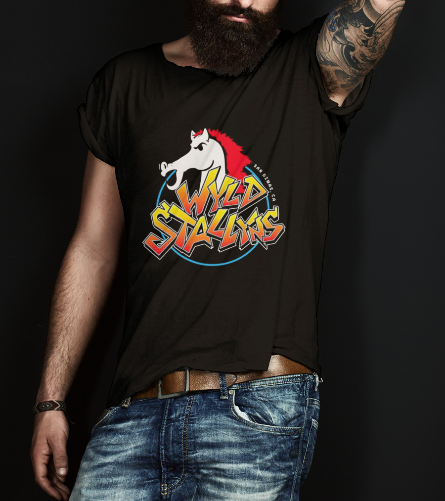 Wyld Stallyns Horse Emblem San Dimas CA T-Shirt