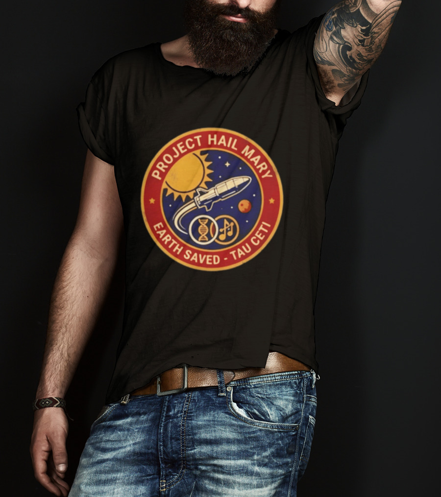 Project Hail Mary Earth Saved Tau Ceti T-Shirt