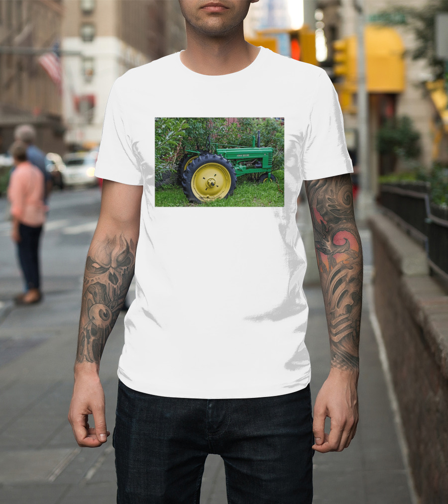 John Deere Model B Tractor Vintage Farming Machinery T-Shirt