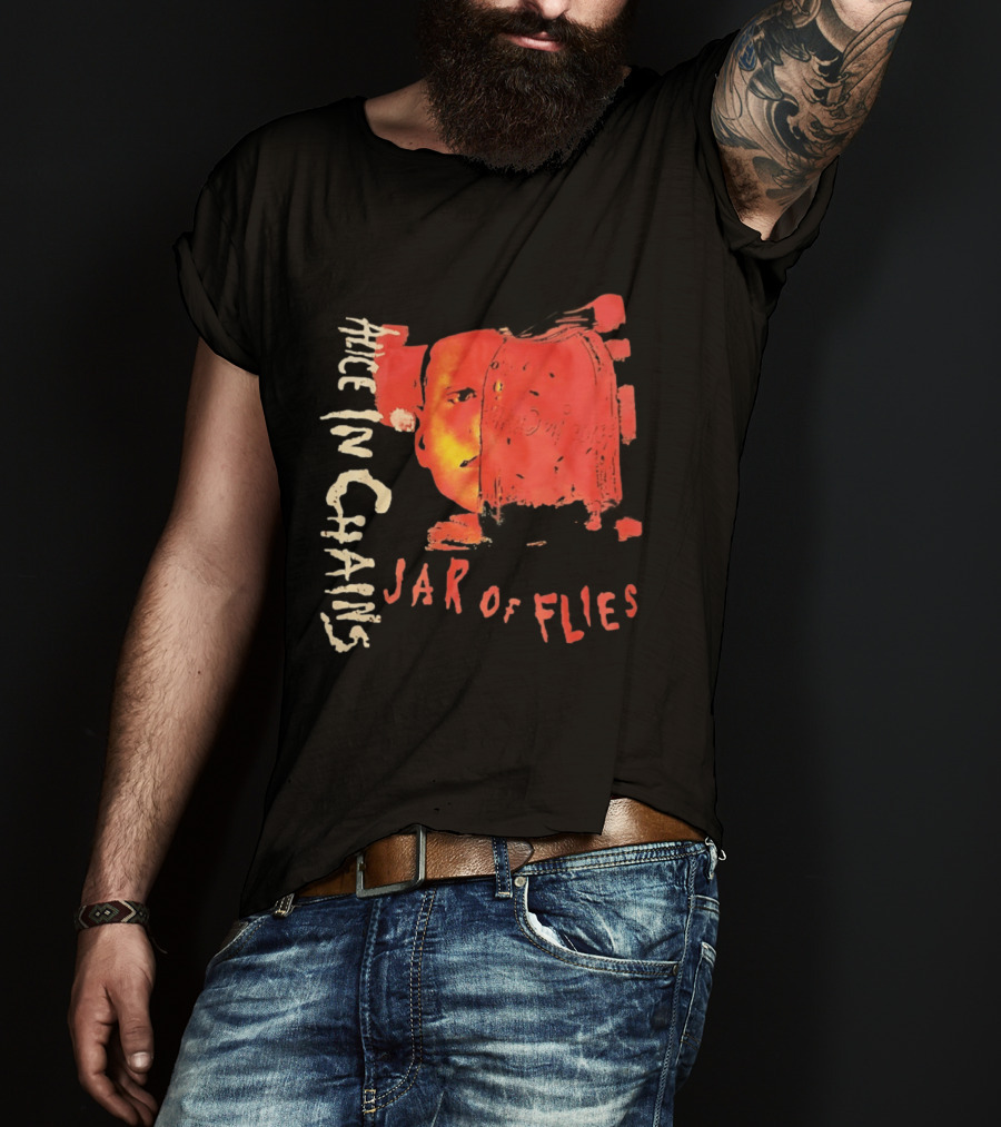 Alice In Chains Jar Of Flies Album Art Face T-Shirt