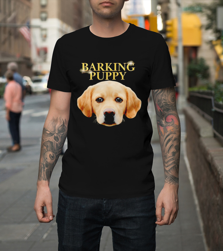Barking Puppy Marley and Me Dog Labrador Retriever T-Shirt