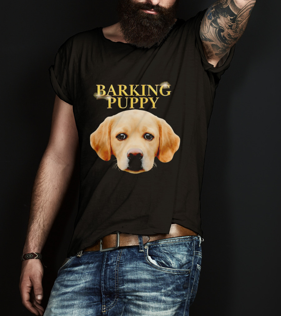 Barking Puppy Marley And Me Dog Labrador Retriever T-Shirt