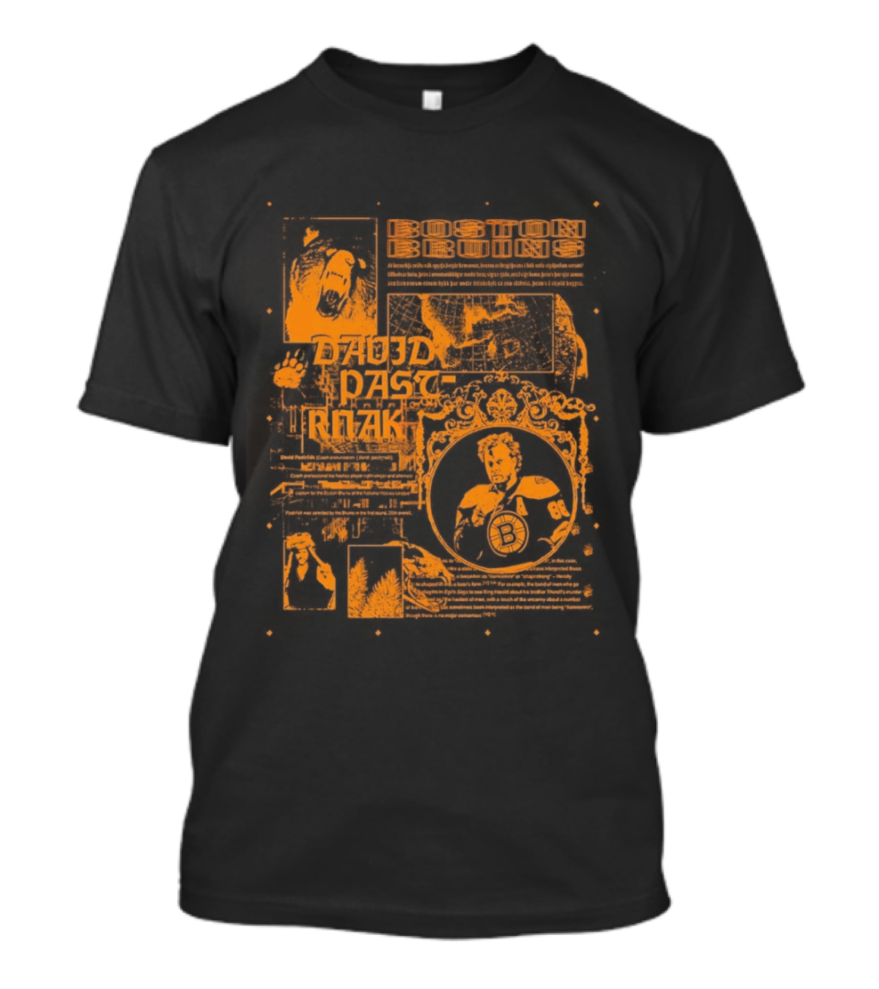 Boston Bruins David Pastrnak NHL Player 88 T-Shirt