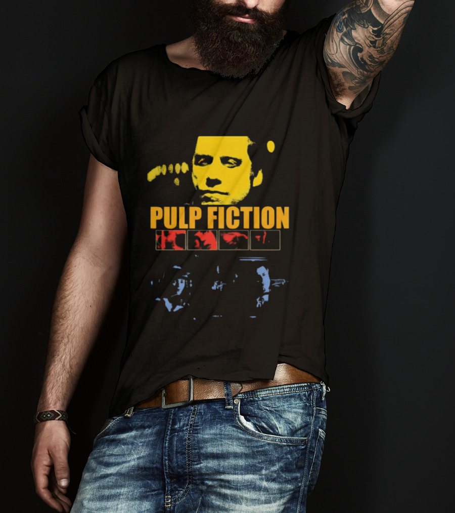 Pulp Fiction John Travolta Iconic Character Retro Movie T-Shirt