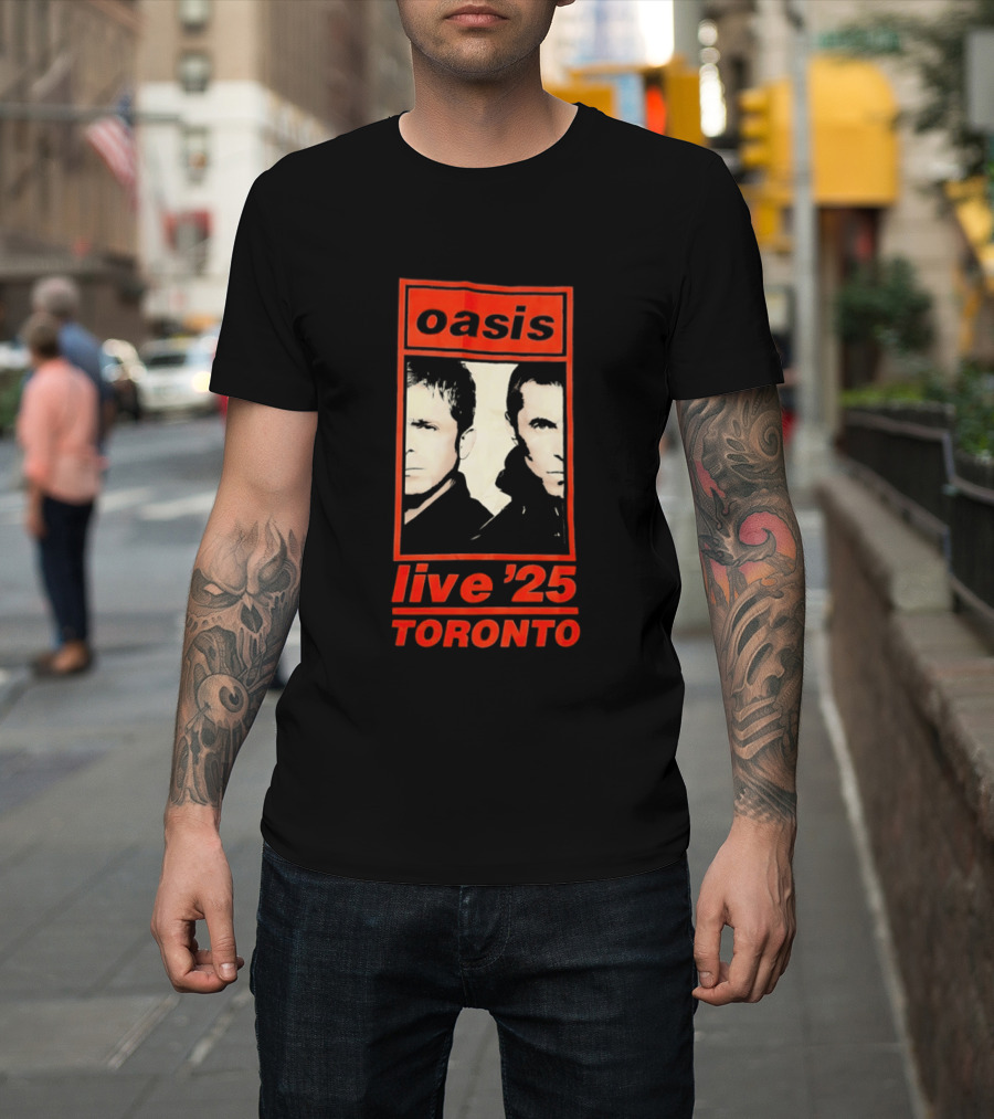 Oasis Live '25 Toronto Concert Event T-Shirt