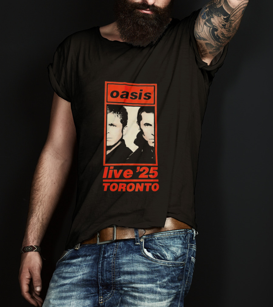 Oasis Live '25 Toronto Concert Event T-Shirt