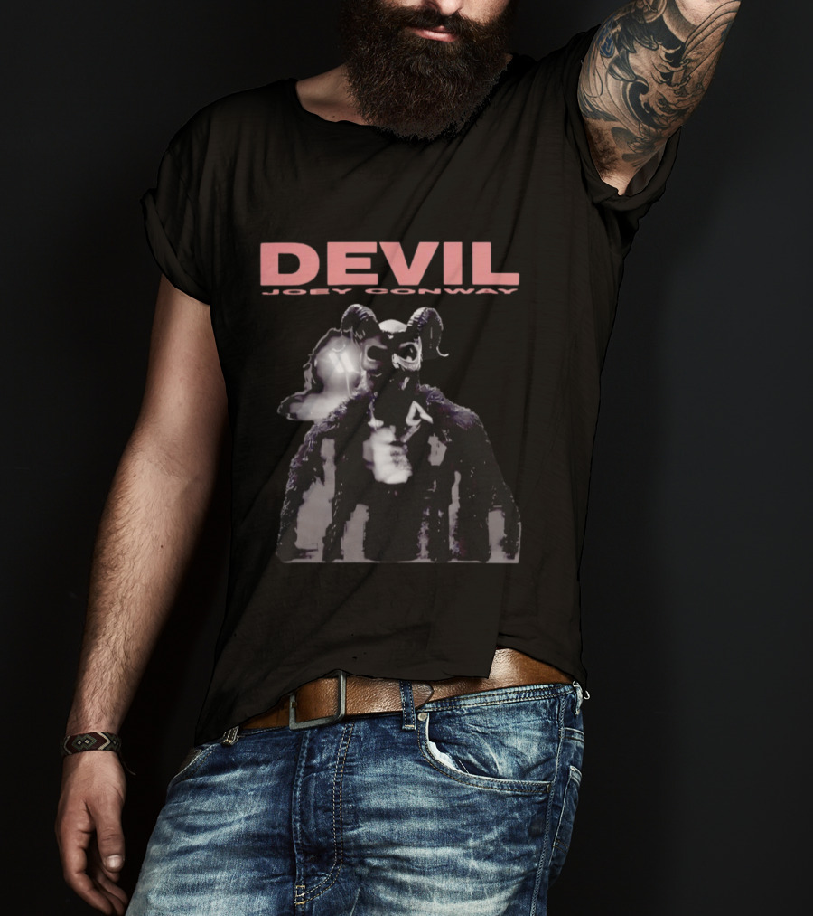 Devil Joey Conway Photographic Evidence Mysterious Horned Figure T-Shirt